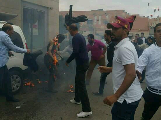 Photo of العيون / شخص يحاول الانتحار حرقا في الشارع العام