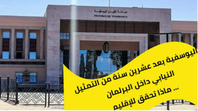 Photo of اليوسفية بعد عشرين سنة من التمثيل النيابي داخل البرلمان .. ماذا تحقق للإقليم ..؟