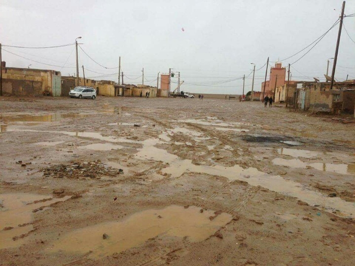 Photo of السمارة / زخات من أمطار الخير تكشف عن ضعف البنية التحتية