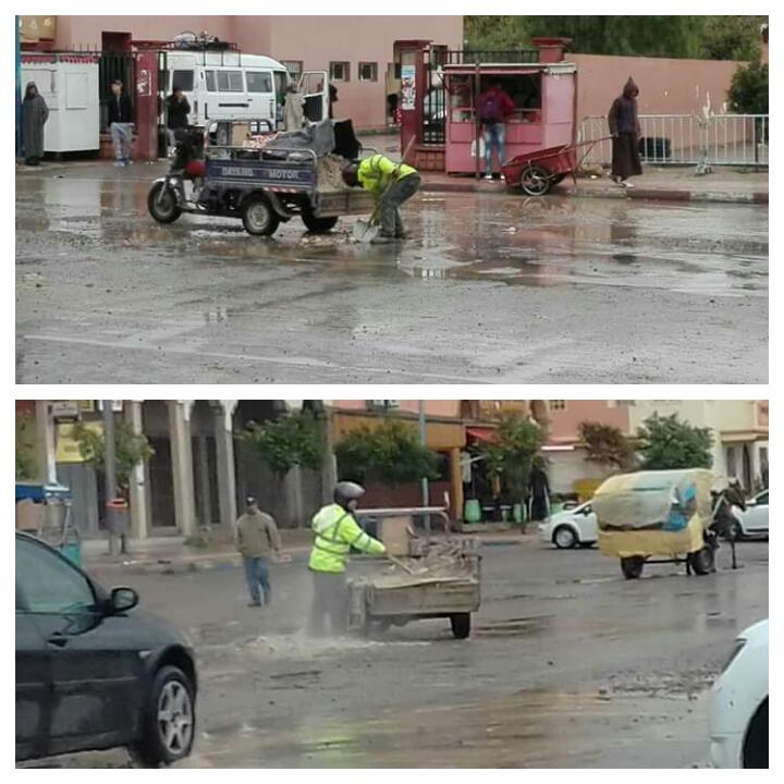 Photo of في غياب المسؤولين مواطنون يتطوعون لترقيع شوارع اليوسفية المتضررة من هطول الأمطار