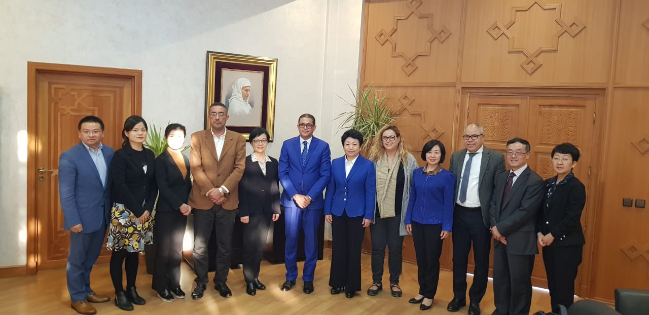 Photo of لقاء عمل بين مسؤولين من المغرب و من الصين