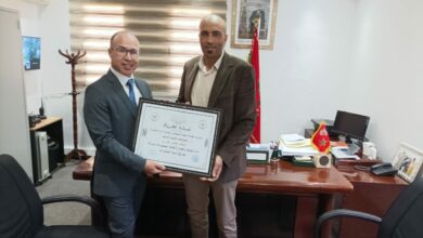 Photo of الفرع الإقليمي للنقابة المستقلة للصحافيين المغاربة يكرم باشا الصخيرات