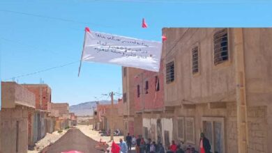 Photo of تالسينت/ الساكنة في وقفة احتجاجية: عار أن نعيش سنة 2026 بلا صرف صحي